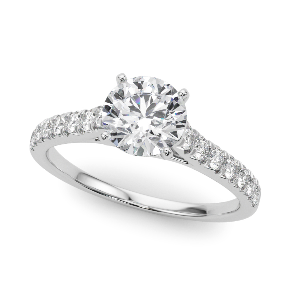 Cathedral Split-Prong Engagement Ring