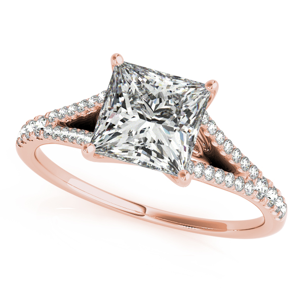 The Aubrey Multi-Row Engagement Ring, front view