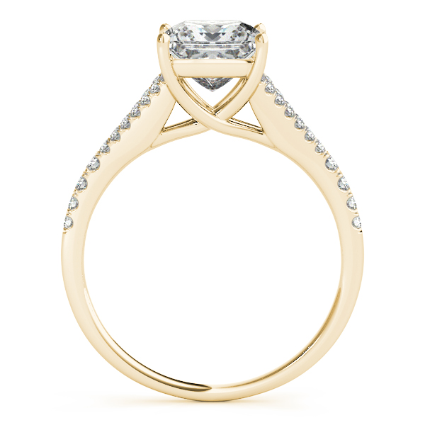 The Aubrey Multi-Row Engagement Ring, side view