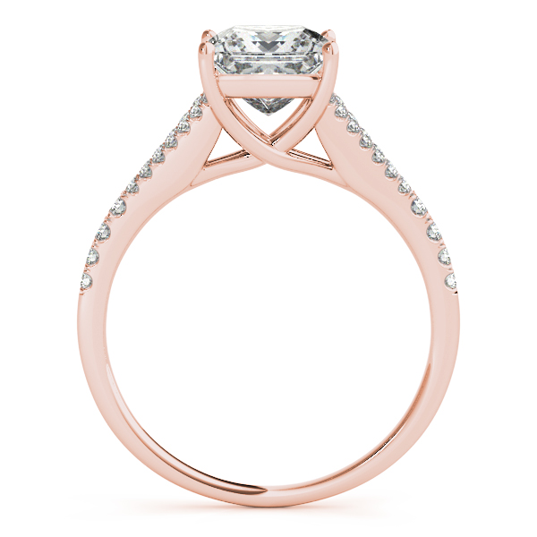 The Aubrey Multi-Row Engagement Ring, side view