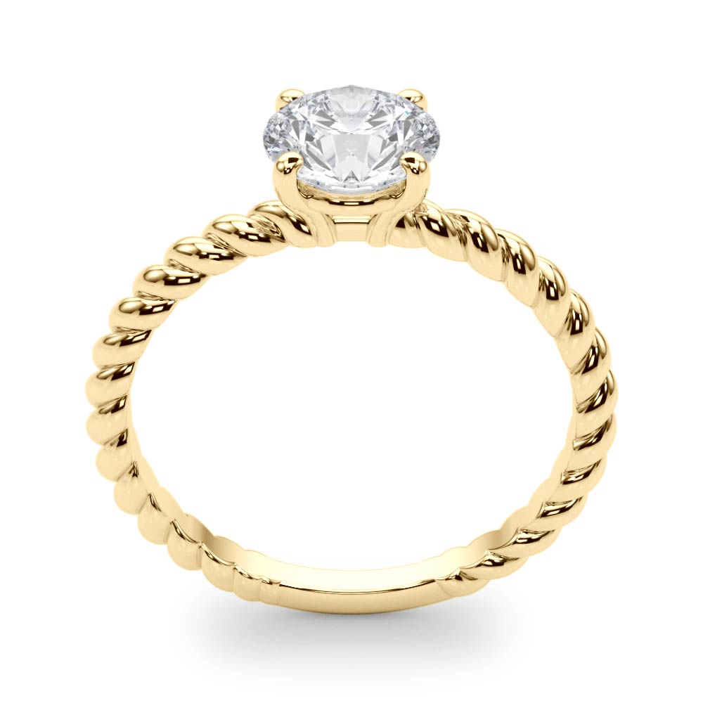 The Giselle Solitaire Engagement Ring, upright view