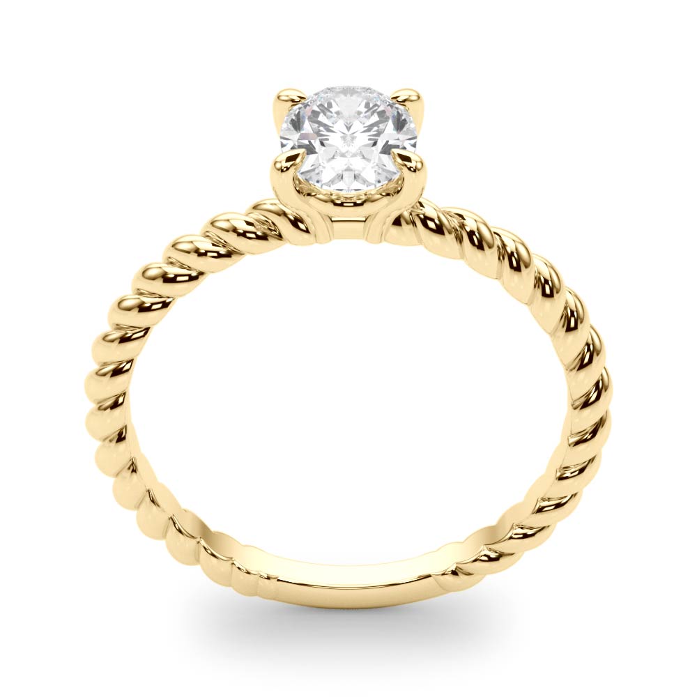 The Ophelia Solitaire Engagement Ring, upright view