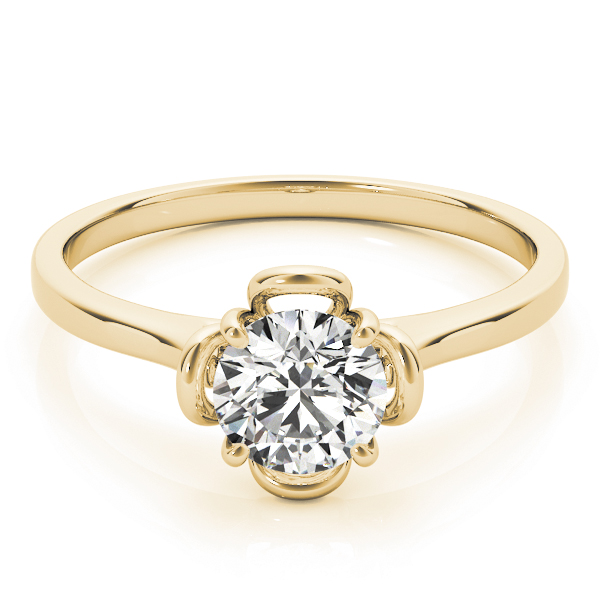 The Sabrina Solitaire Engagement Ring, front view