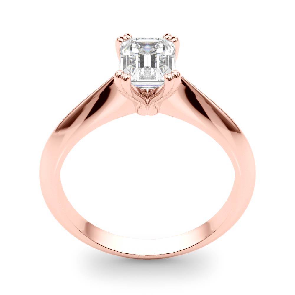 The Isabella Solitaire Engagement Ring, upright view