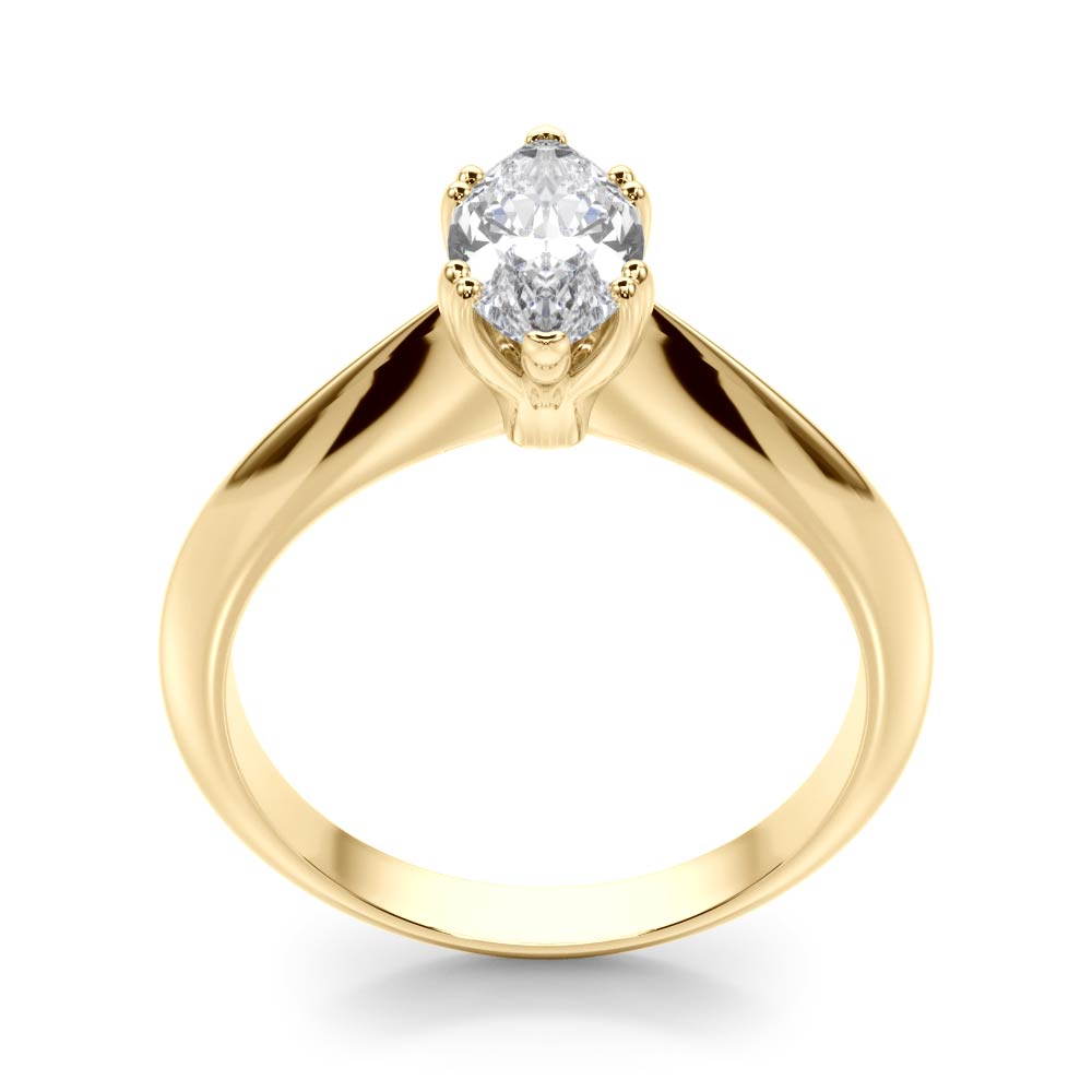 The Olivia Solitaire Engagement Ring, upright view