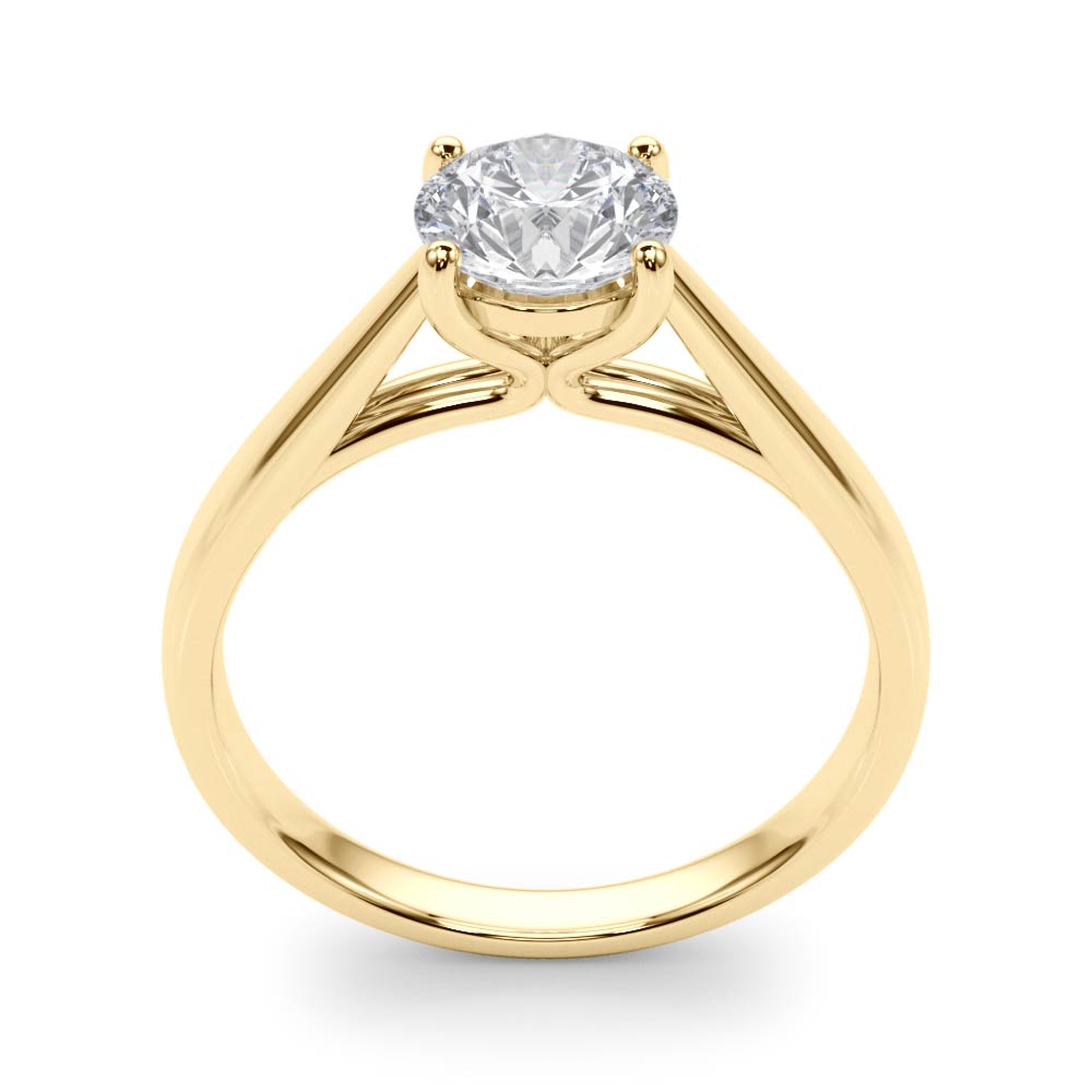 The Catalina Solitaire Engagement Ring, upright view