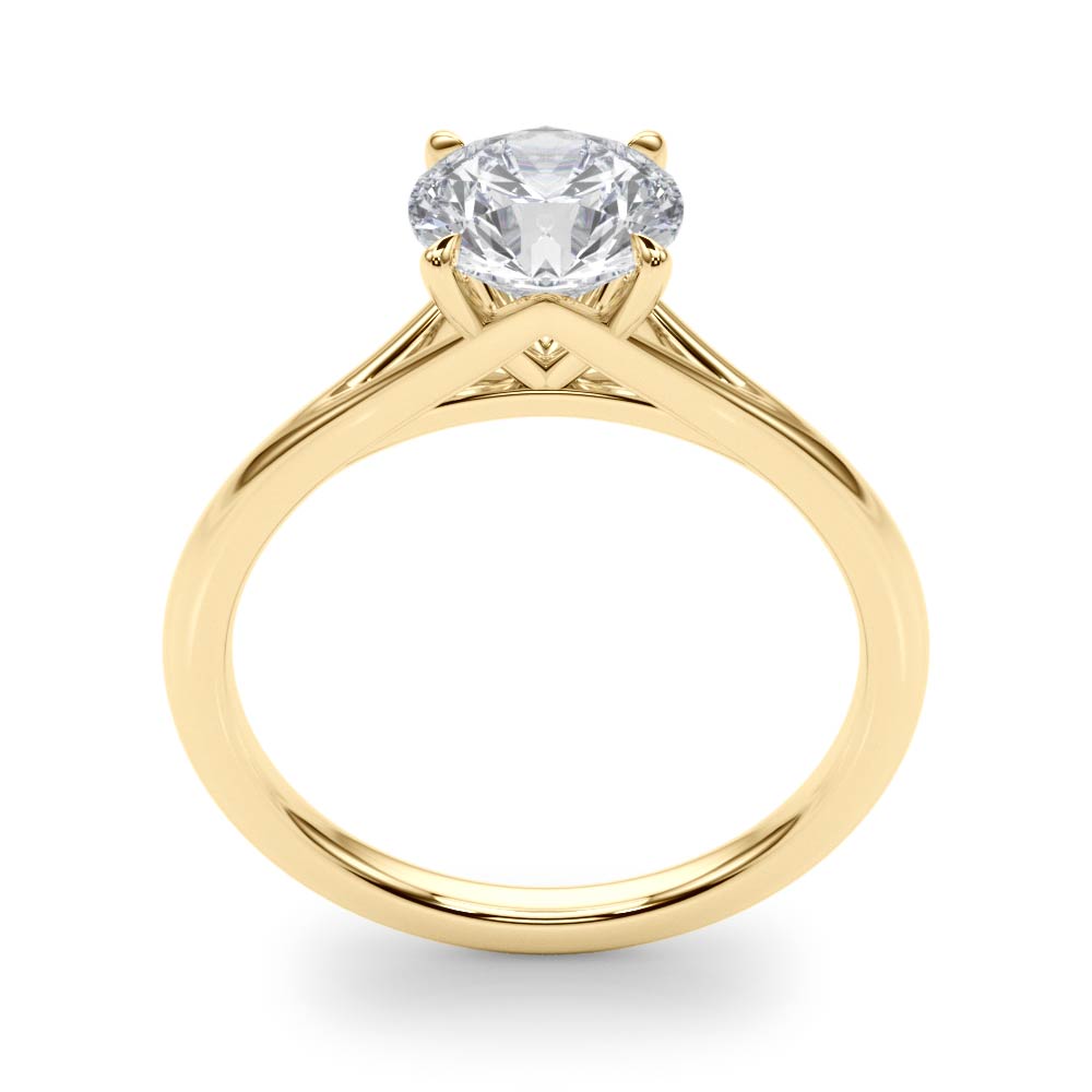 The Tatiana Solitaire Engagement Ring, upright view