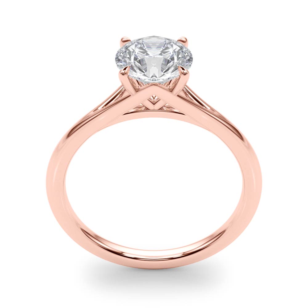 The Tatiana Solitaire Engagement Ring, upright view